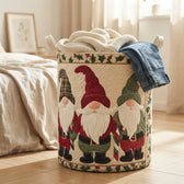 The basket in a bedroom