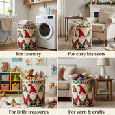 Four ways to use the basket: laundry, cozy blankets, little treasures, yarn & crafts