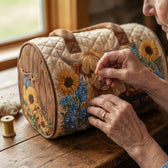 Hand-stitched in our Asheville studio