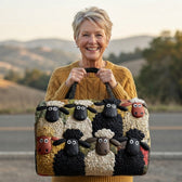 Customer holding the weekend bag