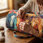 Hand-stitched in our Asheville studio