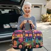 Customer holding the weekend bag