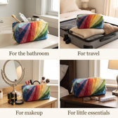 Four ways to use the toiletry bag: bathroom, travel, makeup, little essentials