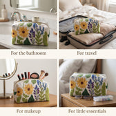 Four ways to use the toiletry bag: bathroom, travel, makeup, little essentials