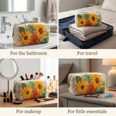 Four ways to use the toiletry bag: bathroom, travel, makeup, little essentials