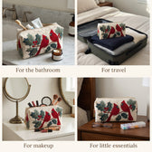 Four ways to use the toiletry bag: bathroom, travel, makeup, little essentials