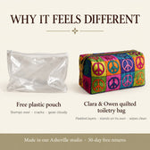 Why it feels different: padded quilted layers versus a free plastic pouch