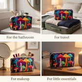 Four ways to use the toiletry bag: bathroom, travel, makeup, little essentials