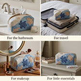 Four ways to use the toiletry bag: bathroom, travel, makeup, little essentials