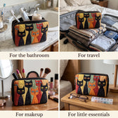 Four ways to use the toiletry bag: bathroom, travel, makeup, little essentials