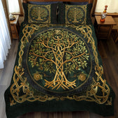 Celtic Heritage Tree of Life 3-Piece Quilted Bedding Set