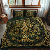 Celtic Heritage Tree of Life 3-Piece Quilted Bedding Set