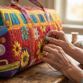 Hand-stitched in our Asheville studio