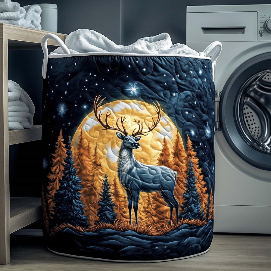 Clara & Owen quilted laundry basket