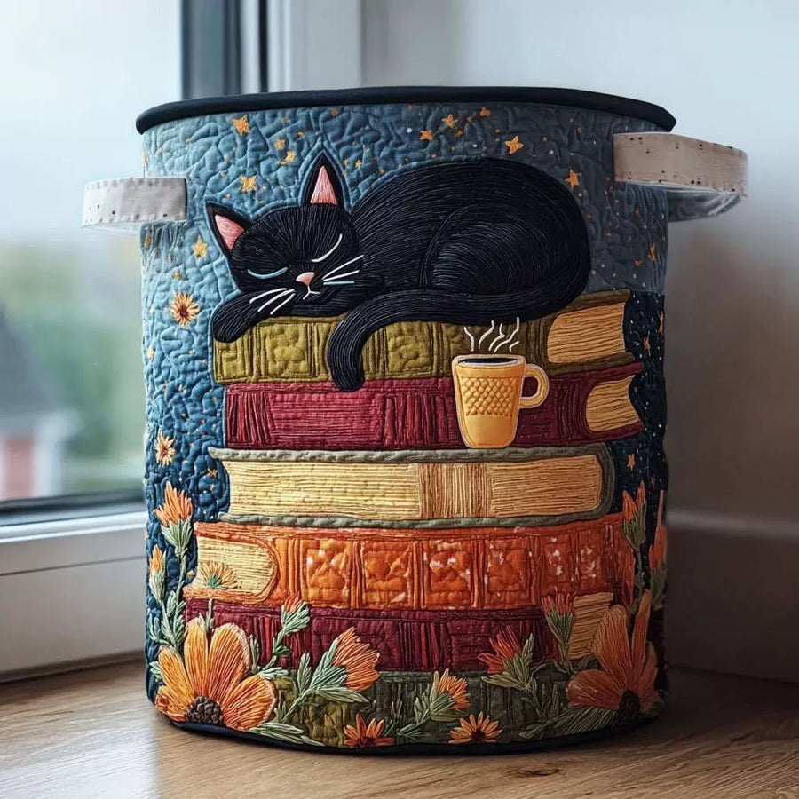 Clara & Owen quilted laundry basket